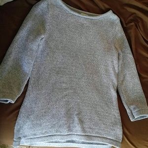 Woven sweater light blue